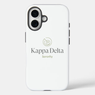 Kappa Delta Sorority Official Logo Design iPhone 16 Case
