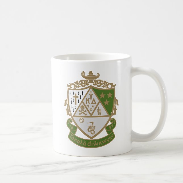 Kappa Delta Sorority Official Logo Design Coffee Mug (Right)