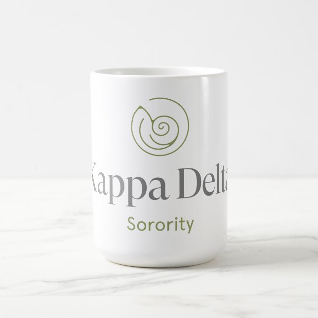 Kappa Delta Sorority Official Logo Design Coffee Mug (Center)