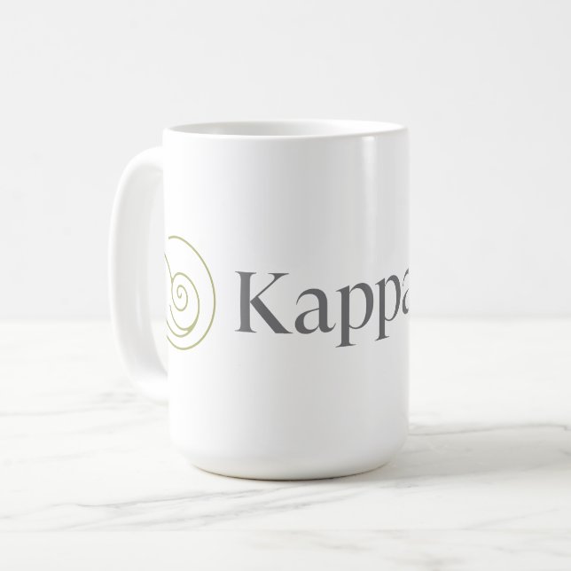 Kappa Delta Sorority Official Logo Design Coffee Mug (Front Left)