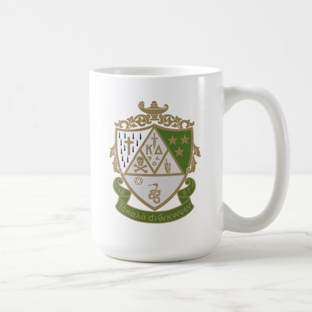 Kappa Delta Sorority Official Logo Design Coffee Mug (Right)
