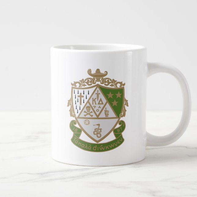 Kappa Delta Sorority Official Logo Design Giant Coffee Mug (Right)