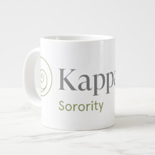 Kappa Delta Sorority Official Logo Design Giant Coffee Mug
