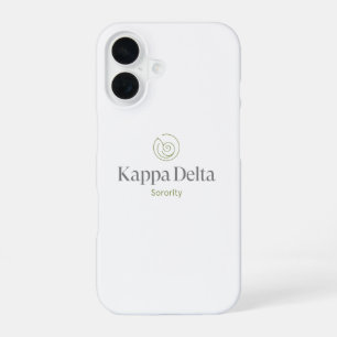 Kappa Delta Sorority Official Logo Design iPhone 16 Case
