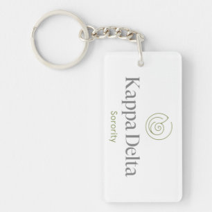 Kappa Delta Sorority Official Logo Design Keychain