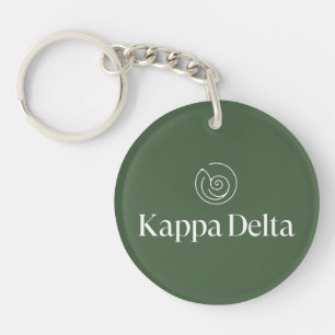 Kappa Delta Sorority Official Logo Design Keychain