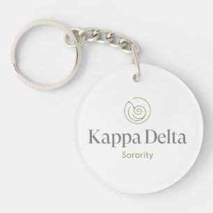Kappa Delta Sorority Official Logo Design Keychain