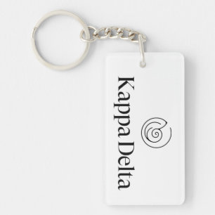 Kappa Delta Sorority Official Logo Design Keychain