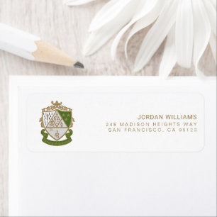 Kappa Delta Sorority Official Logo Design Label
