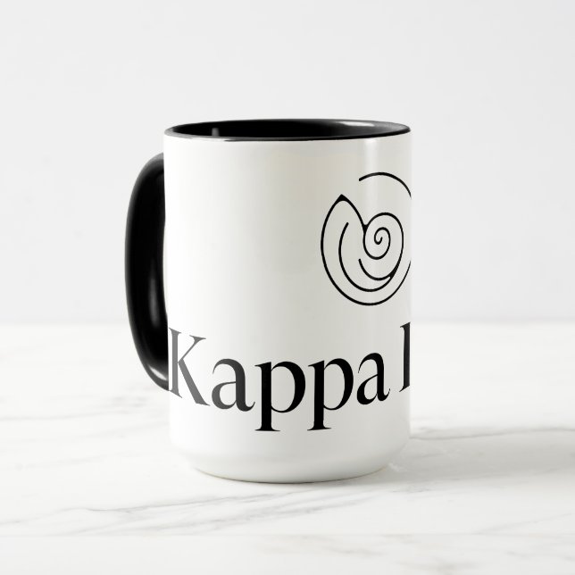 Kappa Delta Sorority Official Logo Design Mug (Front Left)