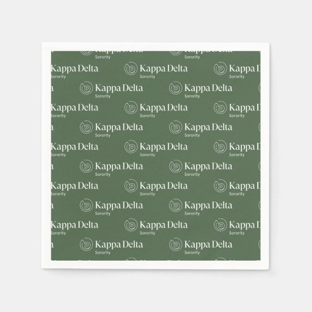Kappa Delta Sorority Official Logo Design Napkins (Front)