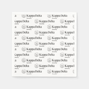 Kappa Delta Sorority Official Logo Design Napkins