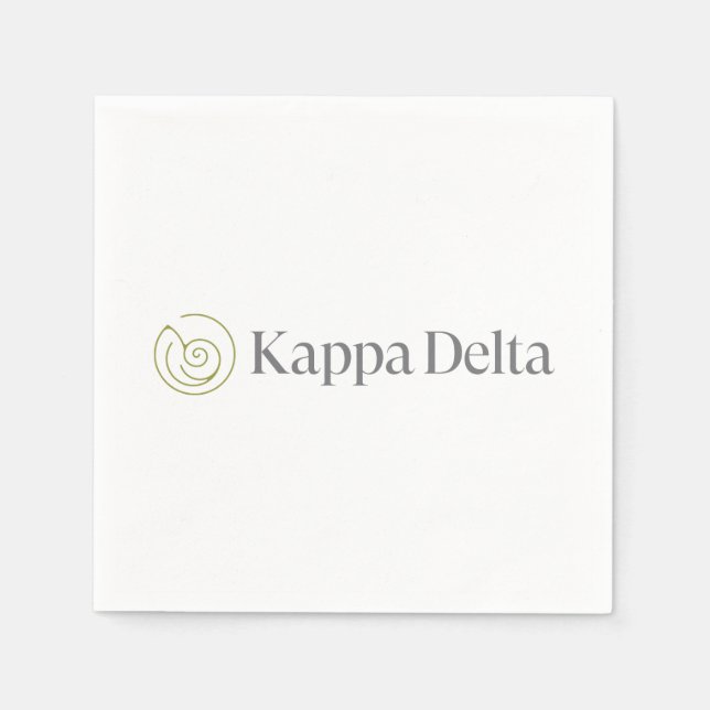 Kappa Delta Sorority Official Logo Design Napkins (Front)