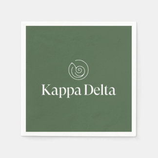 Kappa Delta Sorority Official Logo Design Napkins