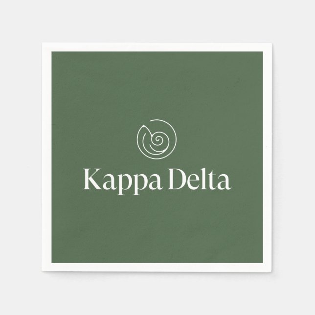 Kappa Delta Sorority Official Logo Design Napkins (Front)