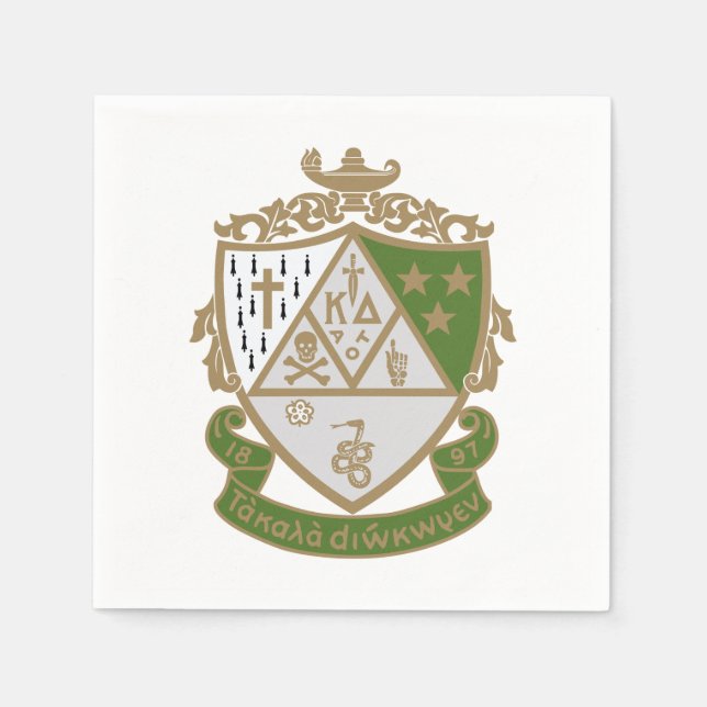 Kappa Delta Sorority Official Logo Design Napkins (Front)