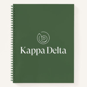 Kappa Delta Sorority Official Logo Design Notebook