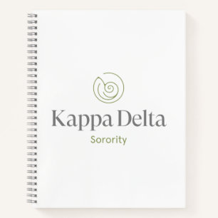 Kappa Delta Sorority Official Logo Design Notebook