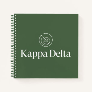 Kappa Delta Sorority Official Logo Design Notebook