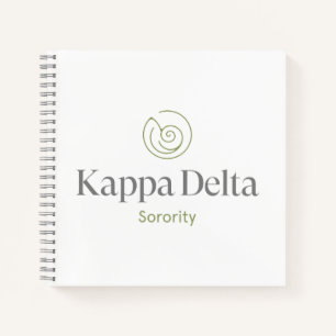 Kappa Delta Sorority Official Logo Design Notebook