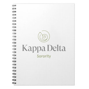 Kappa Delta Sorority Official Logo Design Notebook
