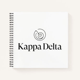 Kappa Delta Sorority Official Logo Design Notebook