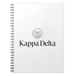 Kappa Delta Sorority Official Logo Design Notebook