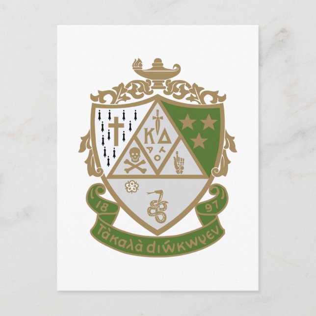 Kappa Delta Sorority Official Logo Design Postcard (Front)