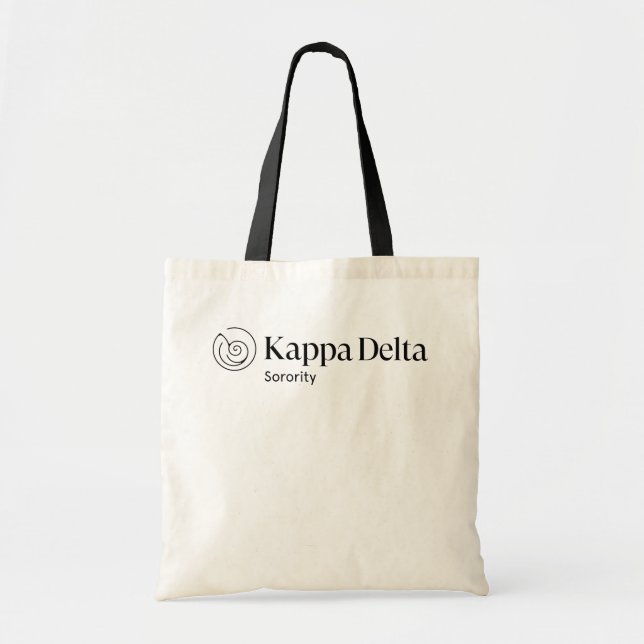 Kappa Delta Sorority Official Logo Design Tote Bag (Front)
