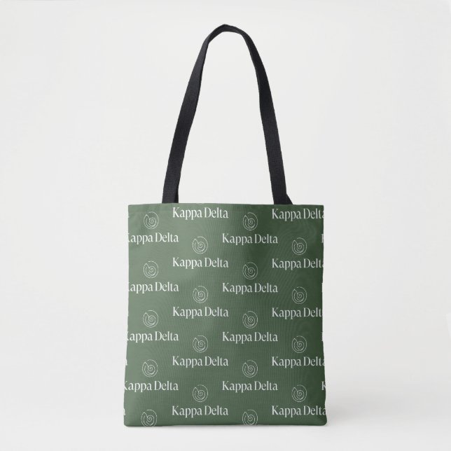 Kappa Delta Sorority Official Logo Design Tote Bag (Front)