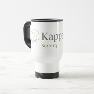 Kappa Delta Sorority Official Logo Design Travel Mug
