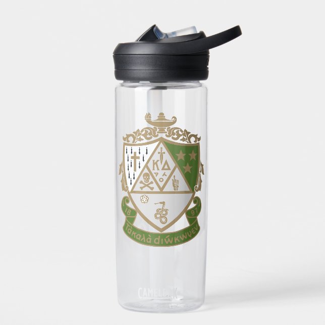 Kappa Delta Sorority Official Logo Design Water Bottle (Left)