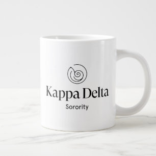 Kappa Delta Sorority Official Logo Giant Coffee Mug