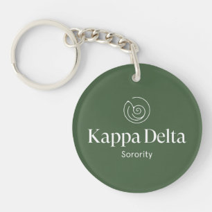 Kappa Delta Sorority Official Logo Keychain