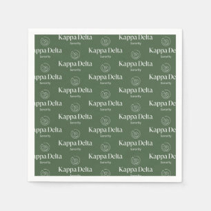 Kappa Delta Sorority Official Logo Napkins