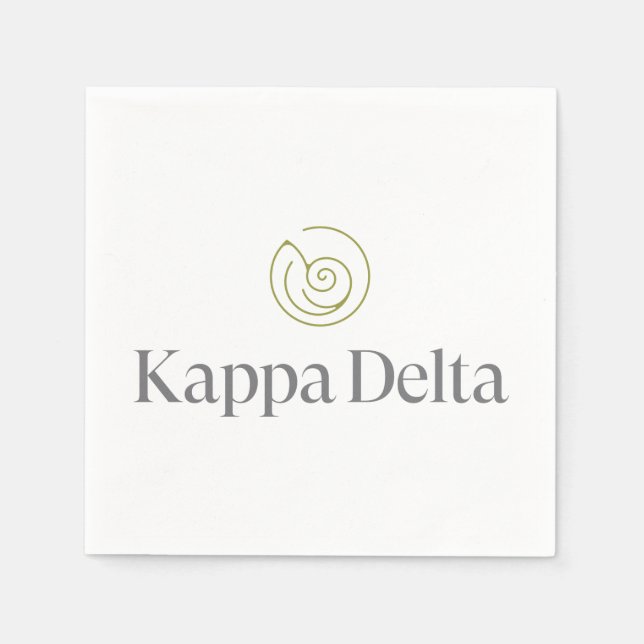 Kappa Delta Sorority Official Logo Napkins (Front)