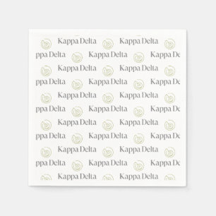 Kappa Delta Sorority Official Logo Napkins