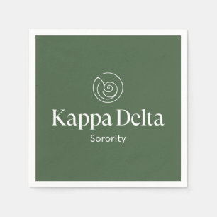 Kappa Delta Sorority Official Logo Napkins