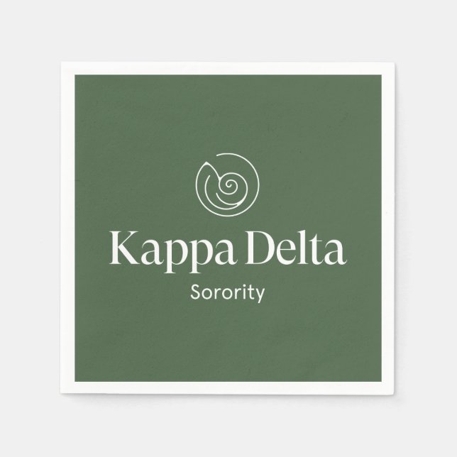 Kappa Delta Sorority Official Logo Napkins (Front)