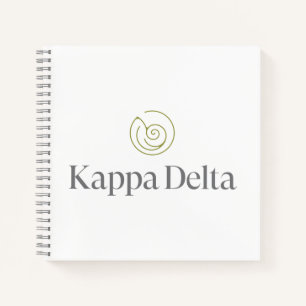 Kappa Delta Sorority Official Logo Notebook