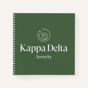Kappa Delta Sorority Official Logo Notebook