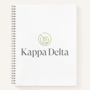 Kappa Delta Sorority Official Logo Notebook