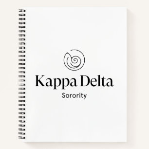 Kappa Delta Sorority Official Logo Notebook