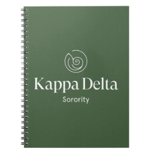 Kappa Delta Sorority Official Logo Notebook