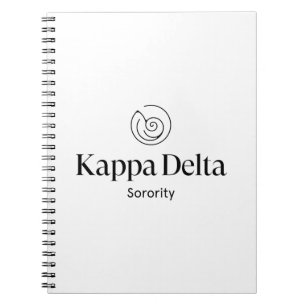 Kappa Delta Sorority Official Logo Notebook