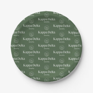 Kappa Delta Sorority Official Logo Paper Plates