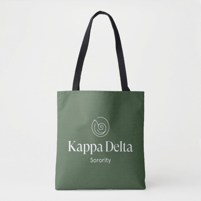 Kappa Delta Sorority Official Logo Tote Bag (Front)