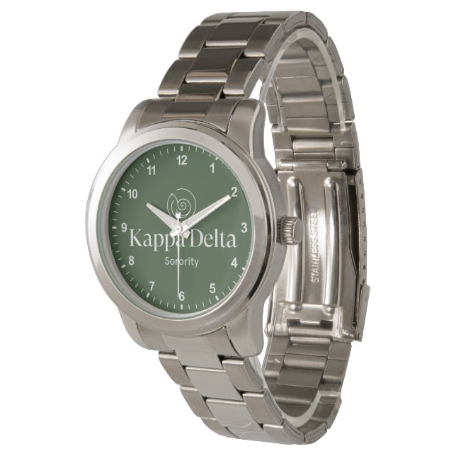 Kappa Delta Sorority Official Logo Watch (Angled)