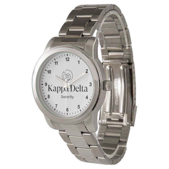 Kappa Delta Sorority Official Logo Watch (Angled)