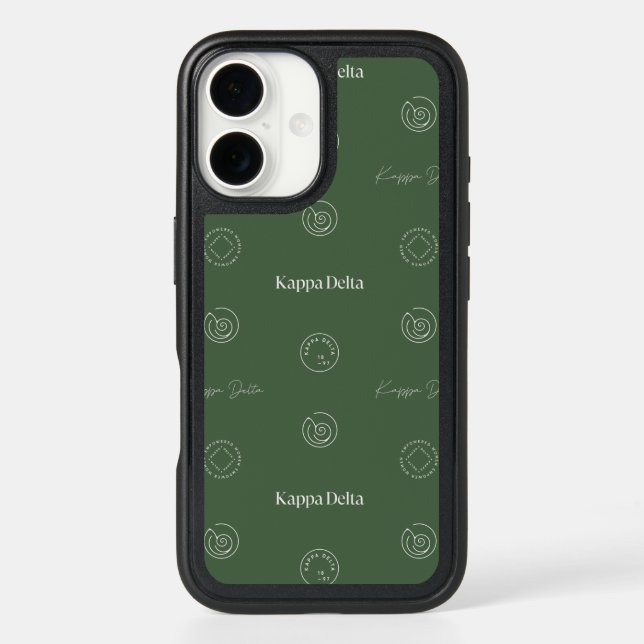 Kappa Delta Sorority Pattern Design Otterbox iPhone Case (Back)